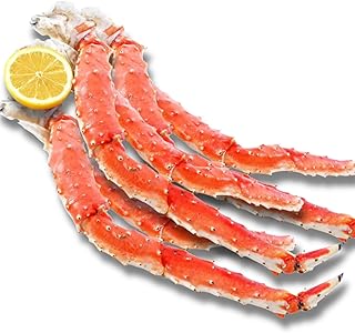 Super Colossal Red King Crab Legs – Pre-Cooked & Flash Frozen (2 lb Pack) | Responsibly Harvested from Norway | Sweet, Succulent Meat | Premium Seafood for Special Occasions
