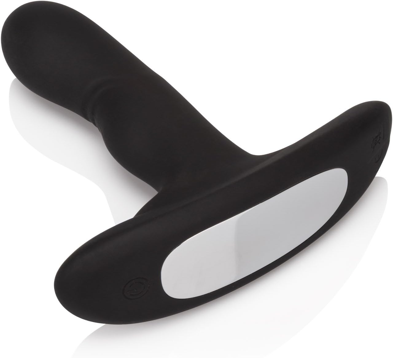 CalExotics Silicone Wireless Rocking Probe – Silicone Vibrator Prostate Anal Plug – Adult Stimulator Fetish Sex Toy for Couples - Black