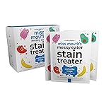 Miss Mouth\'s Messy Eater Stain Treater Wipes - 25 Pack Stain Remover - Newborn & Baby Essentials - No Dry Cleaning Food, Grease, Coffee Off Laundry, Underwear, Fabric