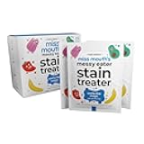 Miss Mouth's Messy Eater Stain Treater Wipes - 25 Pack Stain Remover - Newborn & Baby Essentials - No Dry Cleaning Food, Grease, Coffee Off Laundry, Underwear, Fabric
