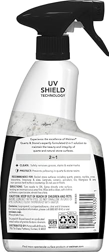 Miniatura 2 de Weiman Quartz Countertop Cleaner and Polish (2 Pack w/Micro Towel) Clean and Shine Your Quartz Countertops Islands and Stone Surfaces with Ultra