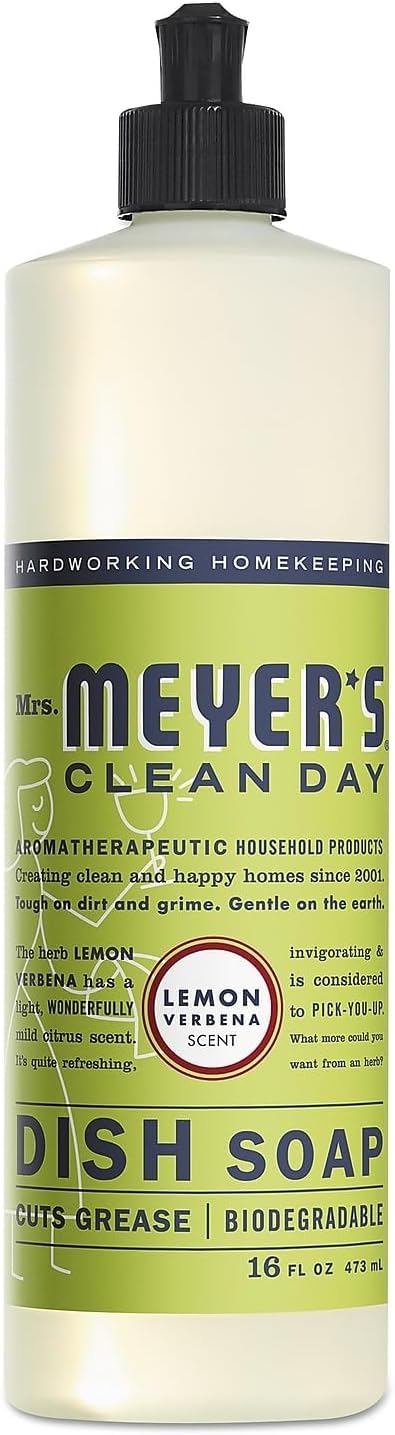 MRS. MEYER'S CLEAN DAY Lemon Verbena Dish Soap 16oz