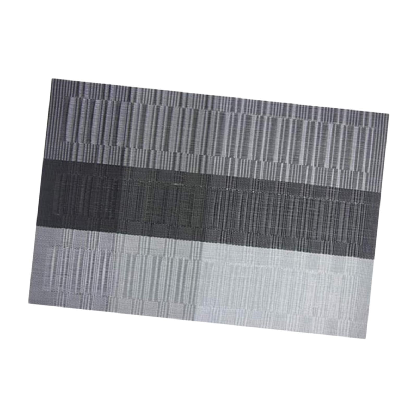 Party Placemat Multifunctional Rectangle Table Mat for Home Party Restaurant Gray-image-15
