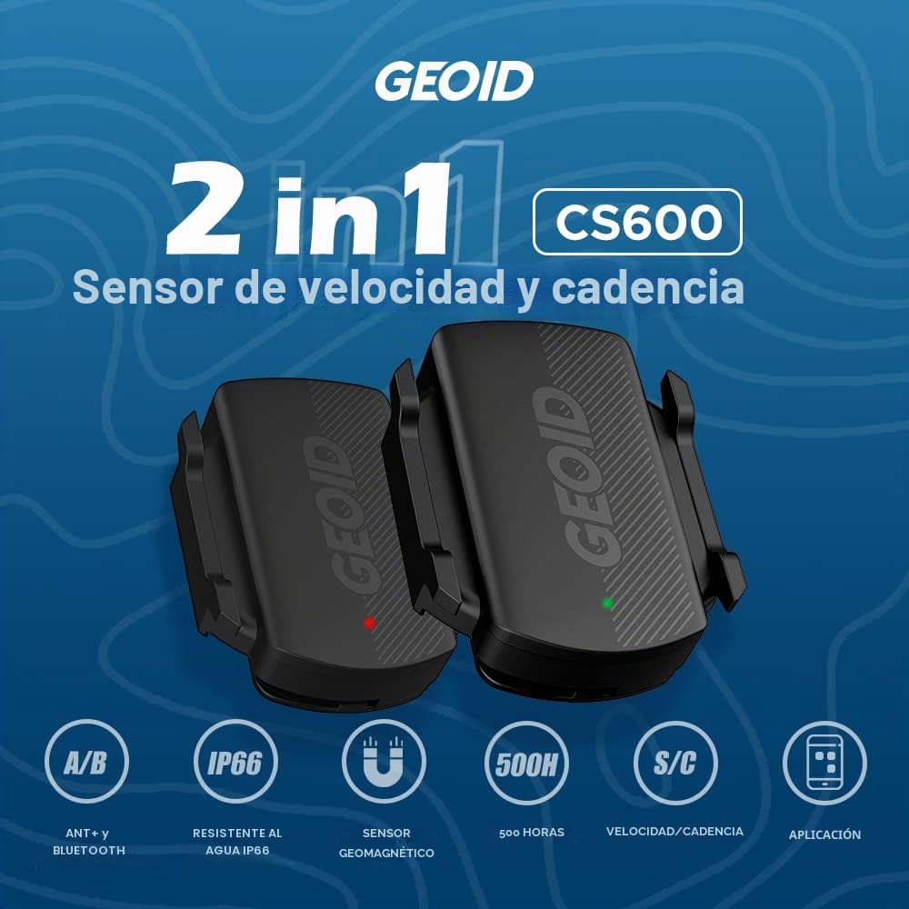Pack ciclocomputador GEOID CC700 Pro + Soportes CS600 + HS500 Combo CyclingGPS