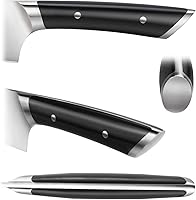 Vista 4 de Cangshan HELENA Series Juego de cuchillos forjados de acero alemán (7 piezas, negro)