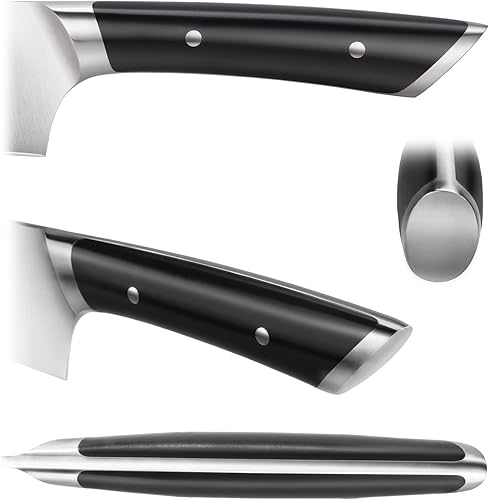 Miniatura 4 de Cangshan HELENA Series Juego de bloques de cuchillos forjados de acero alemán (8 piezas, negro)