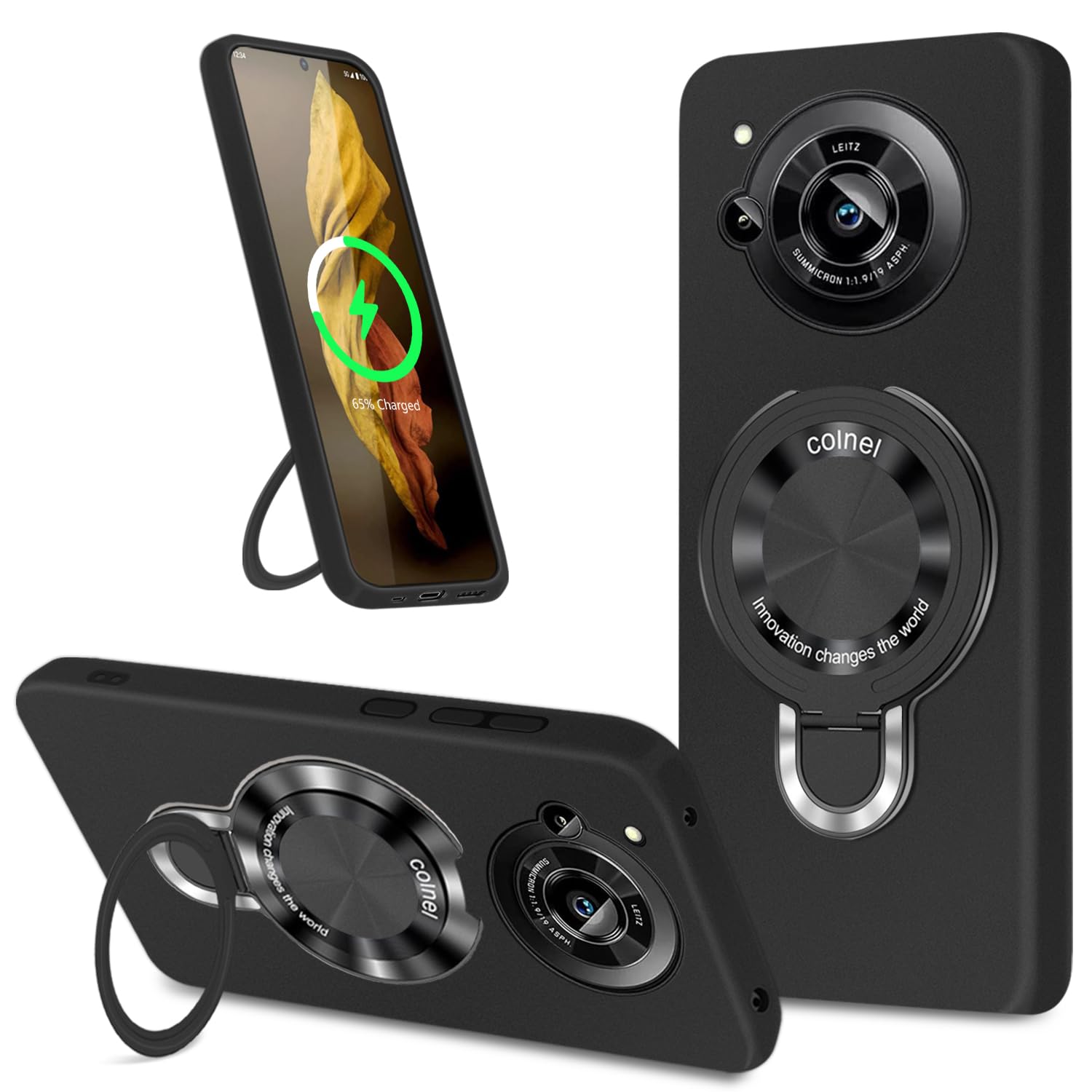 Amazon.co.jp: Sharp Aquos R7 A202SH ケース tpu MagSafe対応 リング