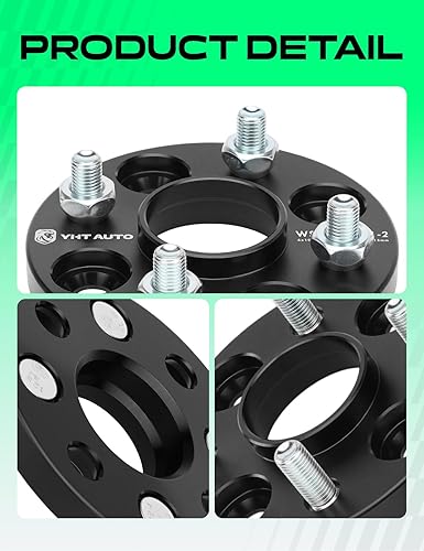 Miniatura 8 de YHTAUTO Espaciadores de rueda centrados en buje de 0.157 x 3.937 in de 0.591 in, se adapta a Honda Civic, Accord, Fit, Mini Cooper, Acura, Kia,