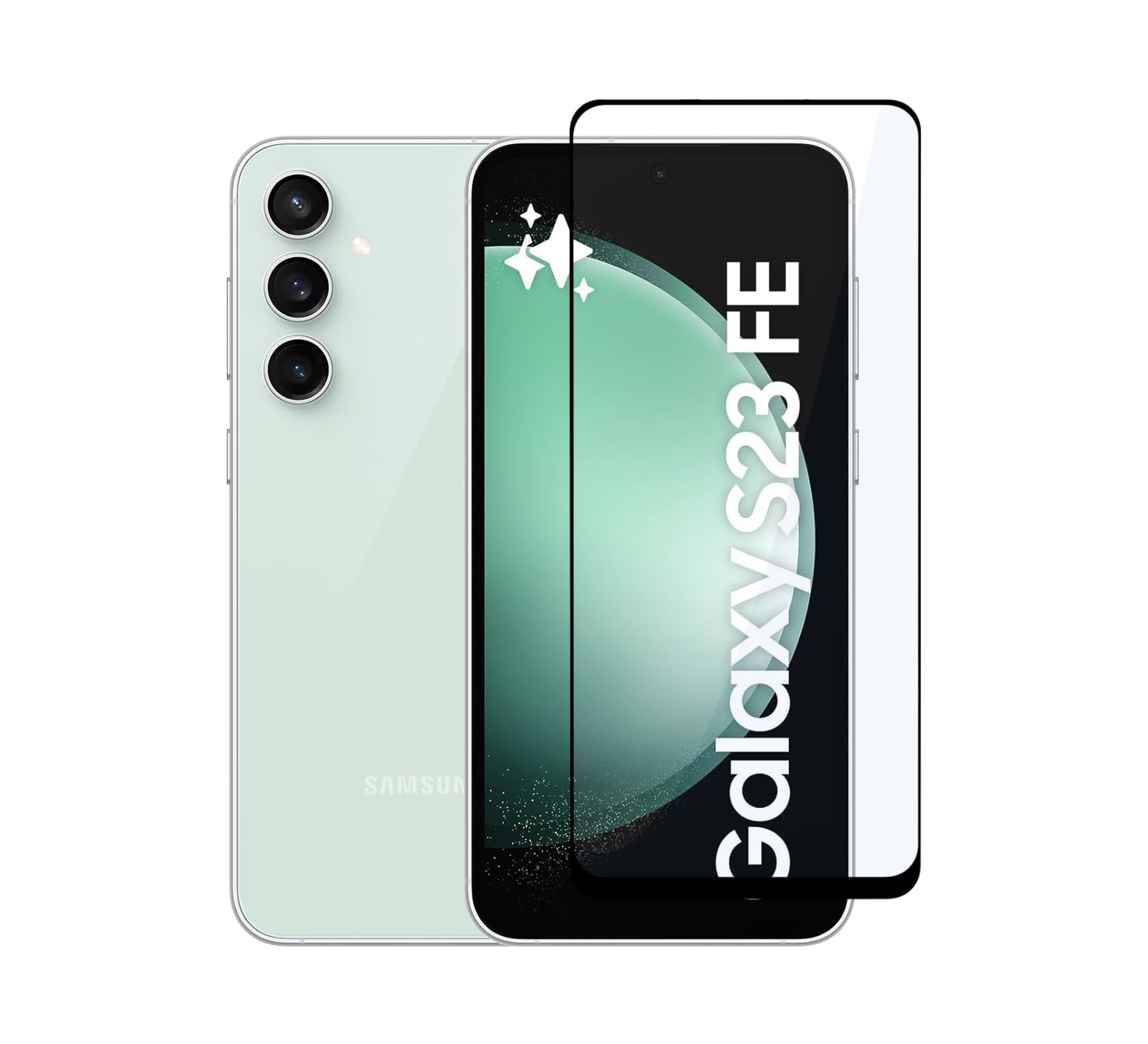 CEDO Samsung Galaxy S23 FE (5G) Tempered Glass | Screen Protector Full HD Quality Tempered Glass Anti-Scratch Edge to Edge Coverage with Easy Installation Kit (Black) (B0D2TFXDXP) Amazon Price History, Amazon Price Tracker