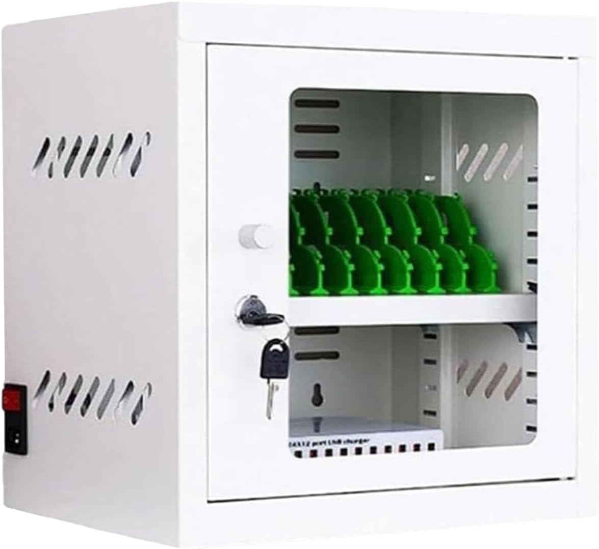 携帯電話オーガナイザー USB充電ポート付き 冷間圧延鋼構造 静電塗装仕上げ カードスロット ケーブル管理 40スロット 電話ロッカ
