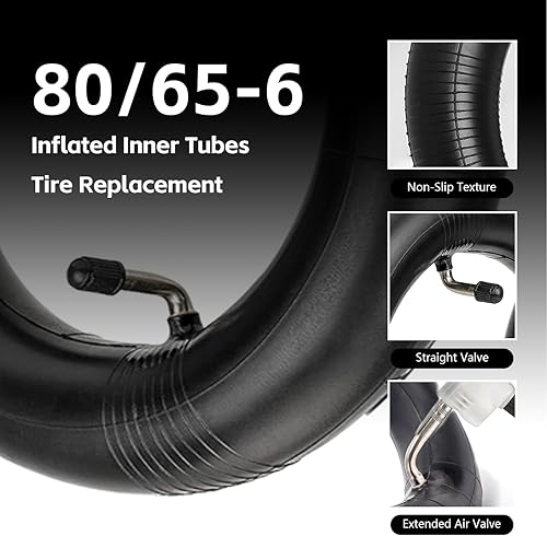 Miniatura 3 de Repuesto de neumático de scooter 8065-6, juego de neumáticos y tubos de 255x80 10x3, neumático eléctrico de 10 pulgadas grueso antideslizante a