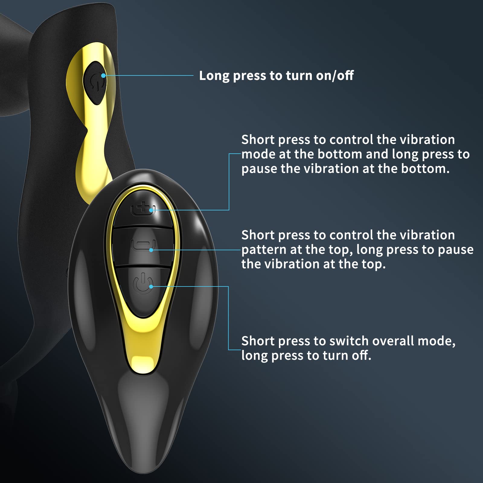 Amazon.com: Vibrating Prostate Massager Anal Vibrator Sex Toys for Men,Wave  Motion Anal Plug with Cock Ring 11 Patterns Prostate Vibrator Anal Toys,  Remote Controlled Adult Sex Toys for Men, Women and Couple :