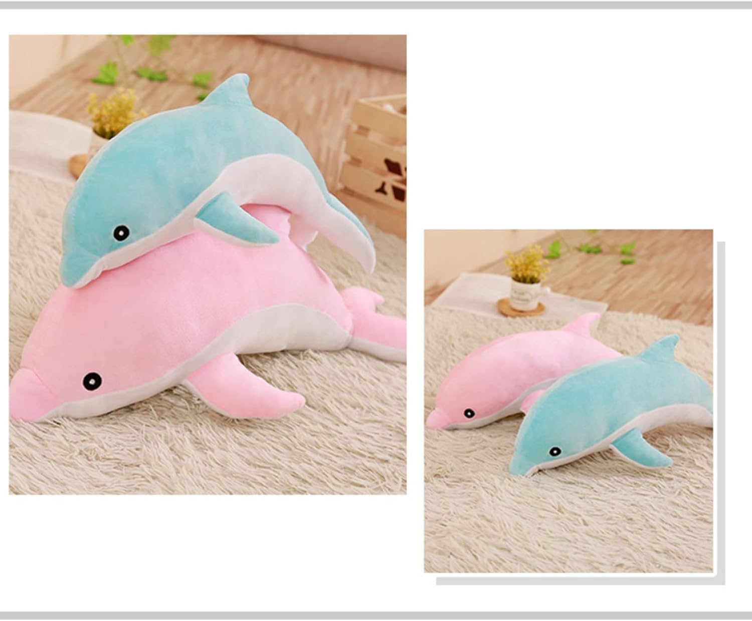 ぬいぐるみ 海豚 イルカ クッション 子供 バレンタインデー 入園祝い 大きい おしゃれ 謝恩会 かわいい 癒し 海豚ぬいぐるみ 結婚式 もちもち カラー 柔らかい 幼児園 プレゼント グレー 50cm 可愛い 抱き枕 卒業式
