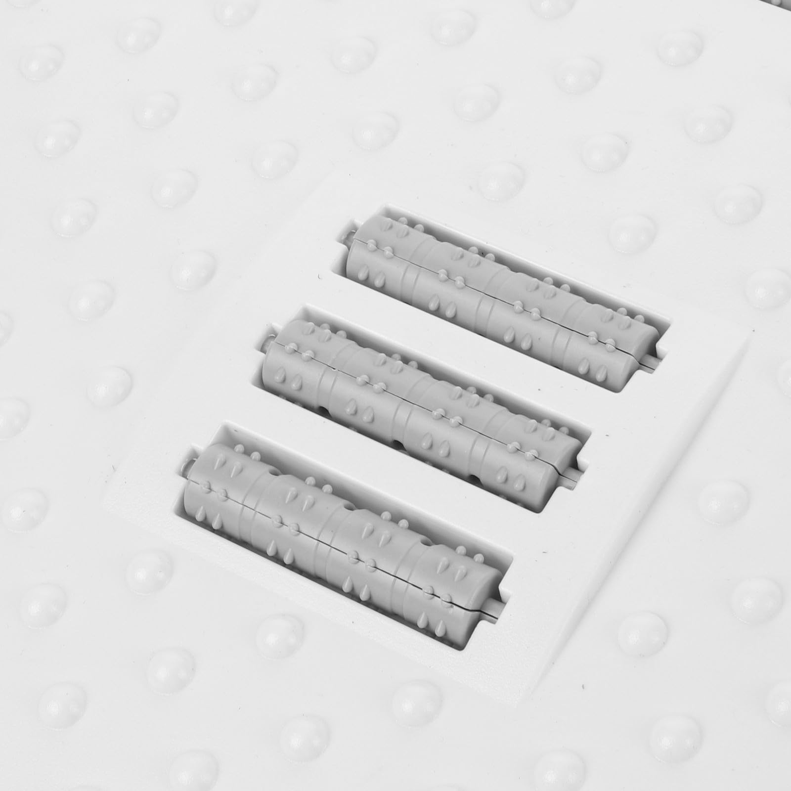 Garneck Reposapiés Buena Capacidad de Carga y Resistencia Presión Ergonómico Ajustable de Plástico Blanco para Oficina Adecuado para Trabajo y Descanso
