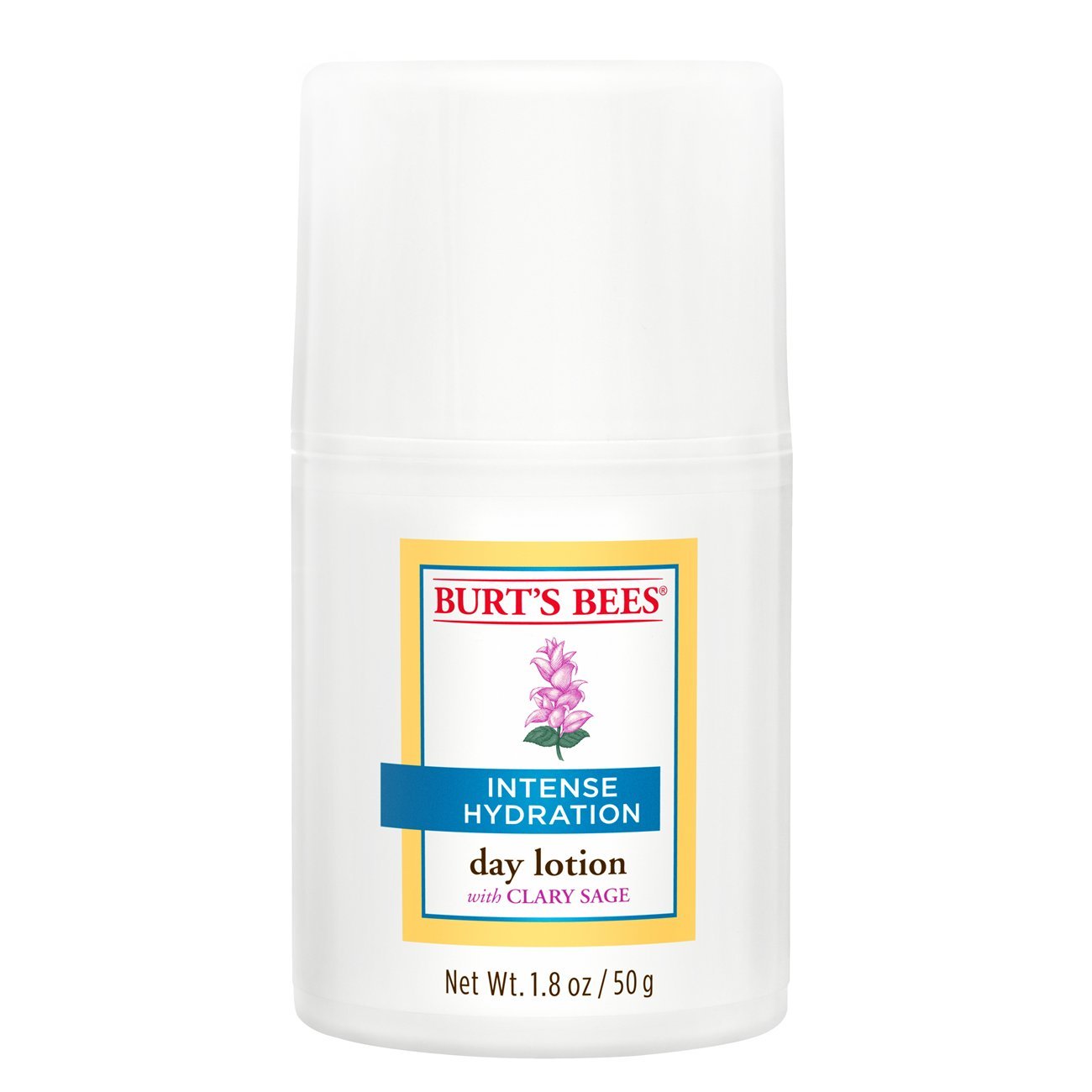 Burt's Bees Intense Hydration Day Lotion, Moisturizing Face Lotion, 1.8 Oz (Package May Vary)