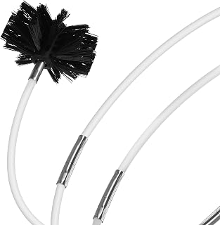 TEHAUX Cleaning Kit Dryer Vent Cleaner Kit, Nylon Chimney Brush Dryer Vent Brush with Attachment Tubes Cleaning Tools Accessories for Cleaning Chimneys, Ducts, Dryer Vents Pax Cleaning Kit