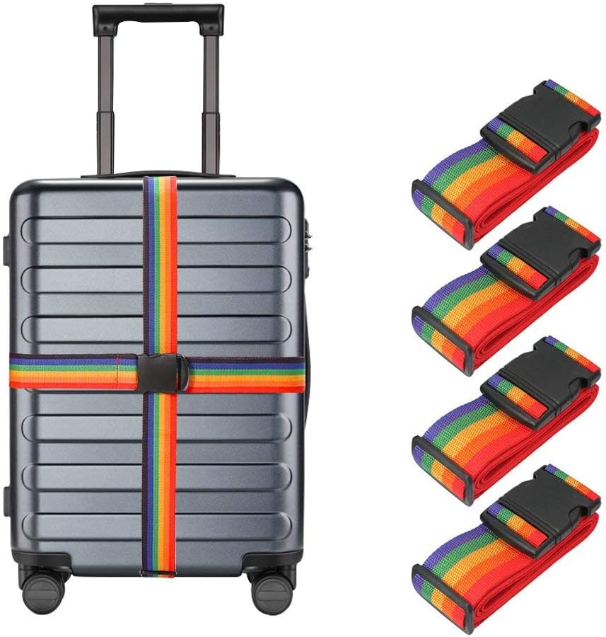 Aazon.co: Travel Belt for Luggage, Adjustable 2-in-1 Elastic Luggage