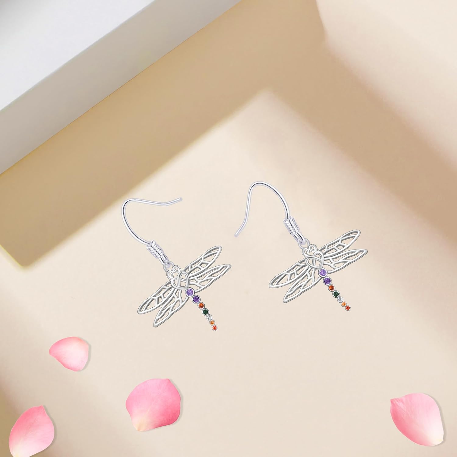 Sterling Phoenix & Duck Dangle Earrings - Unique Animal Earrings for Women for Christmas or Birthday - Image 2