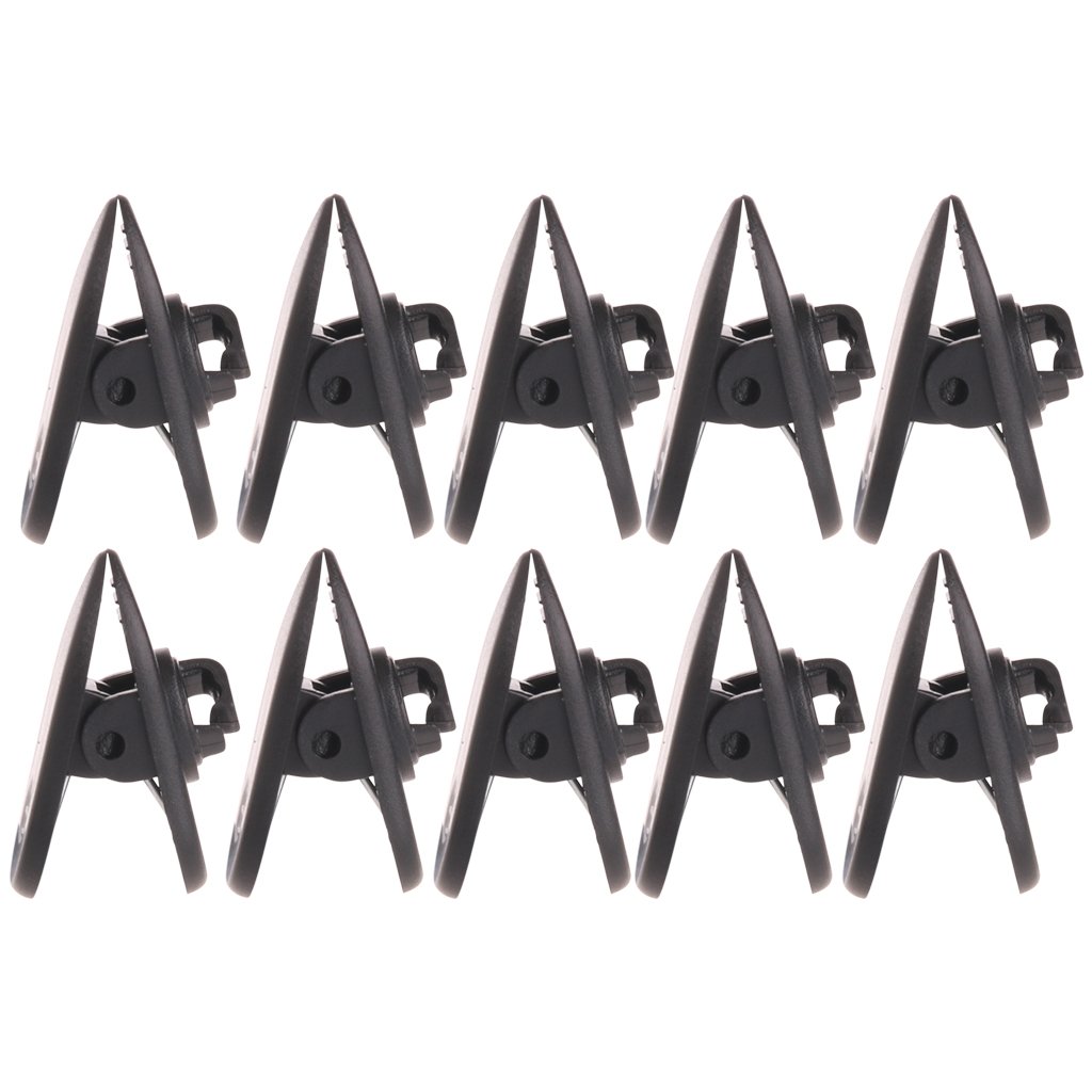 Elnwnnkc 10 Pcs Rotatable Earphone Cable Clamp Round Wire Clips for Fixing Headphone Wire Clip Repair Part