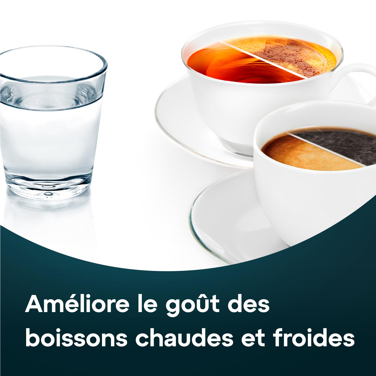 Aquaeffect Cartouche pour Carafe Filtrante Compatible avec les Grandes Marques - Filtre en Lot de 6