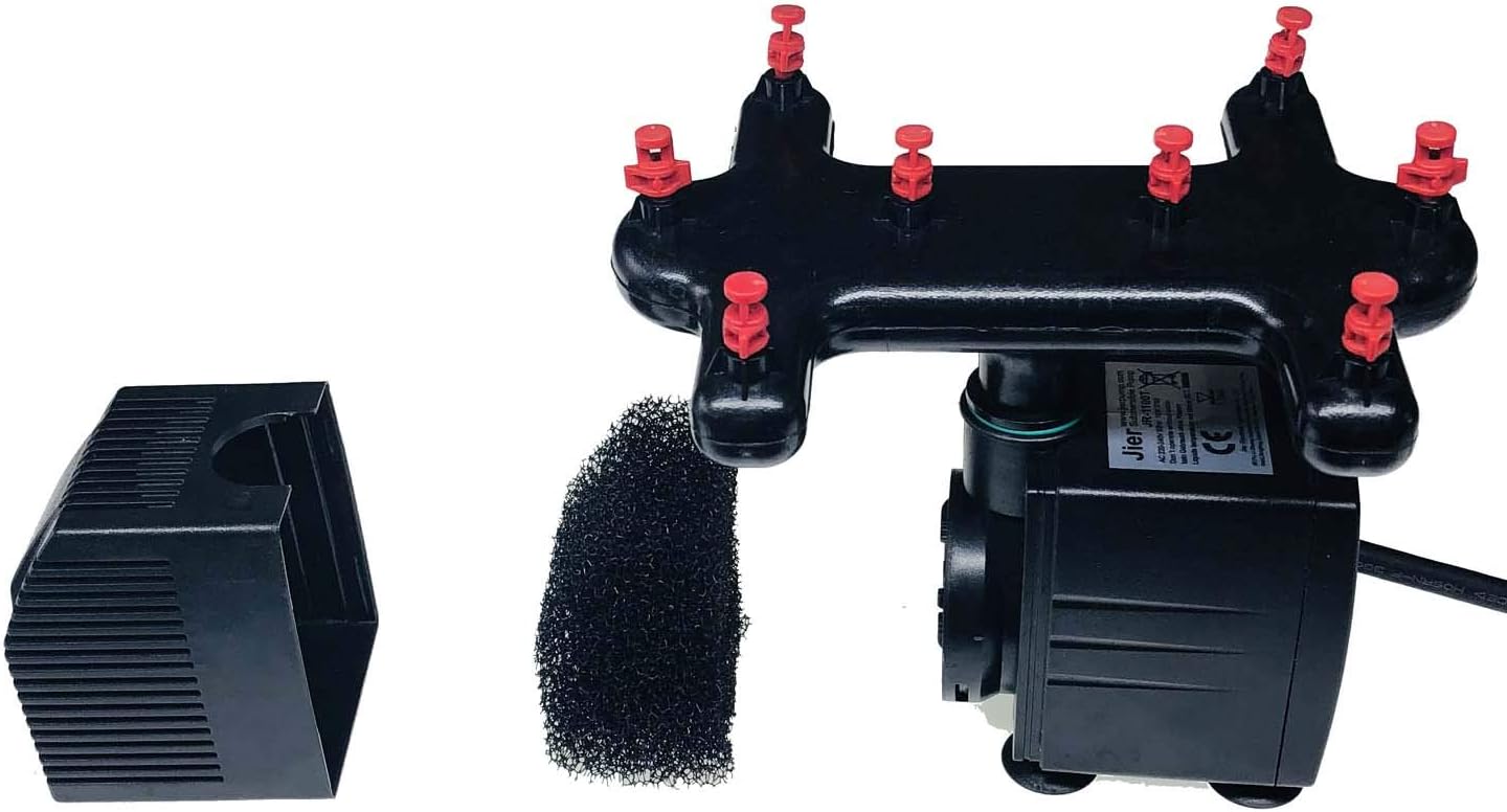 Clone Machine Spray Manifold Replacement with Extra 12 x 360 Degree Spray Mister Nozzles for Cloning Machine 48 Site and 70 Site or DIY Aeroponic Cloners