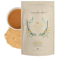 Vista 1 de Harney & Sons Polvo de jengibre orgánico, colección Wellness, bolsa de 10 onzas