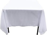 Vista 38 de GEFEII Servilletas de tela de poliéster sólido de 18 x 18 pulgadas para mantel rectangular redondo y cuadrado para boda, fiesta, restaurante