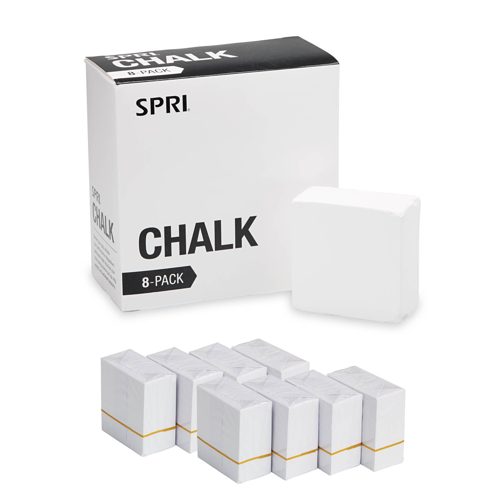 SPRI Chalk Block &amp; Chalk Ball for Gymnastics, Rock Climbing, Bouldering, Rings, Weightlifting, Pool Billiards