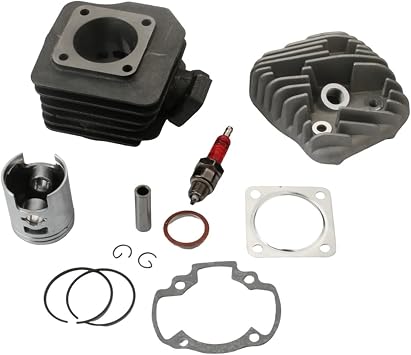 Scooter 70cc Big Bore Cylinder Kit & Head For CX50 DJ 1 2 KB 50 50cc 47mm 2-Stroke Engine Parts Replacement Parts