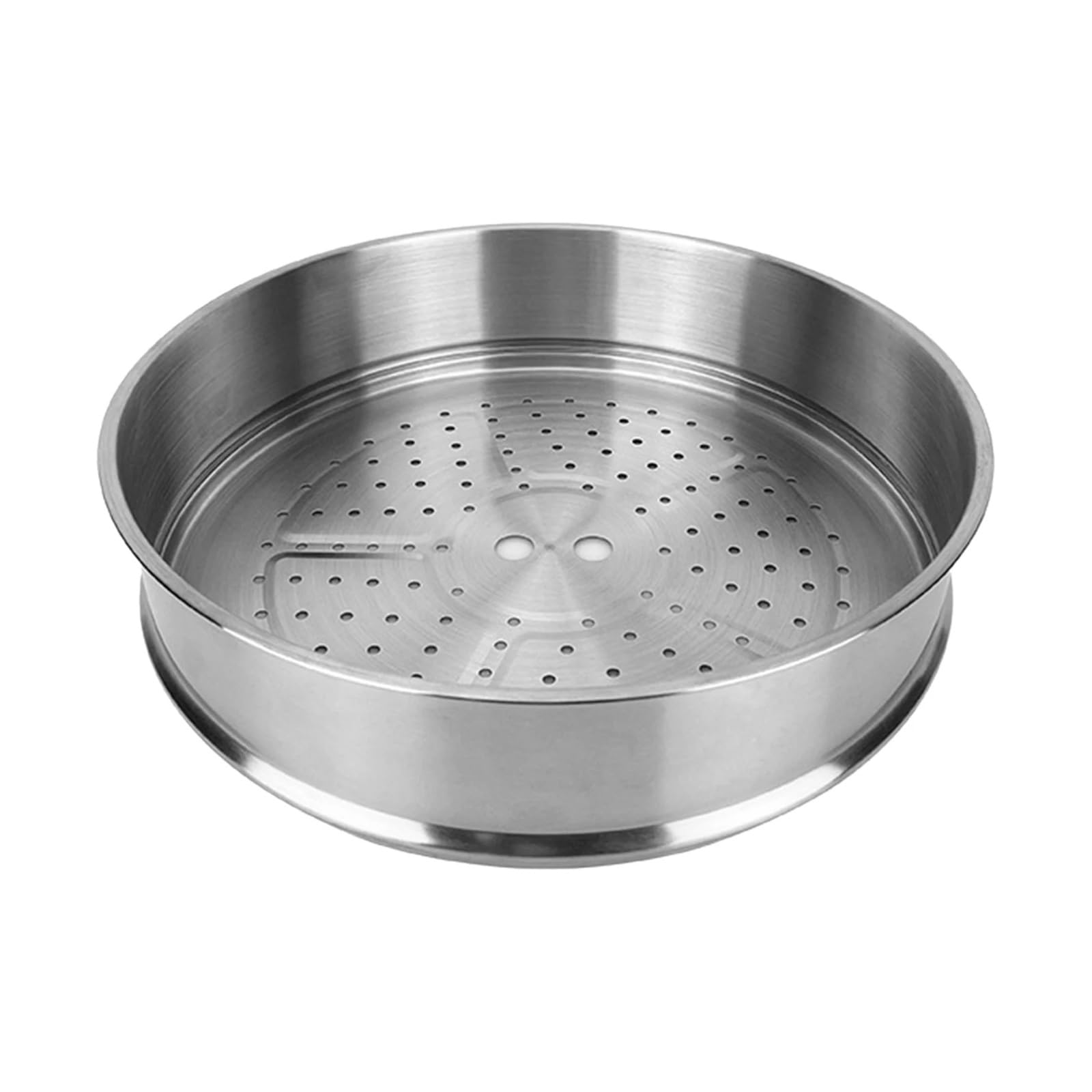 Edelstahl Dampfgarer Dampfkorb aus Edelstahl for Kochen von Gemüse/Fisch/Fleisch/Lebensmitteln/gekochten Eiern, Dampfschale, leicht zu reinigen, antihaftbeschichtet, for die Küche Hause(34cm)