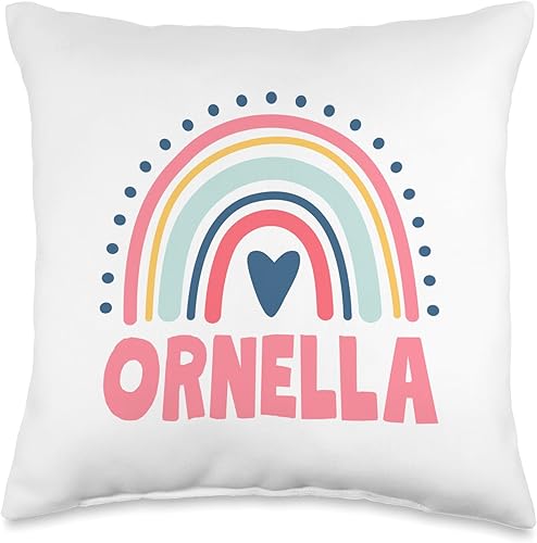 Miniatura 4 de Ornella Name Custom Woman Myth Legend - Almohada para fiesta de cumpleaños, 18 x 18 pulgadas, multicolor