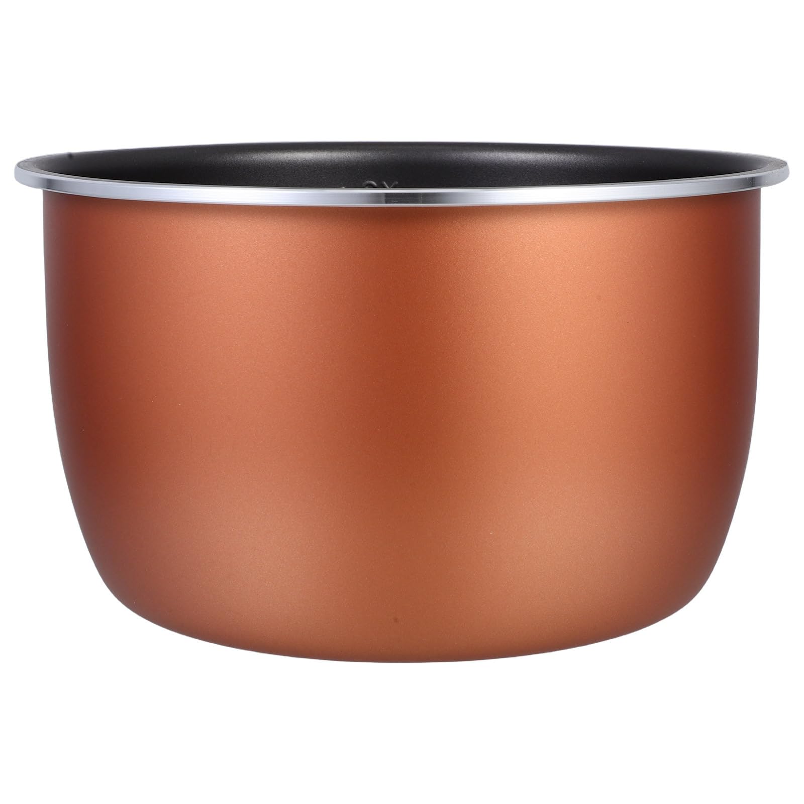 FOMIYES Reemplazo de Olla Interior Antiadherente de Aleación de Aluminio para Olla de Cocción Eléctrica de 5 L Escala, Diseñado para Uso en Cocedor de Arroz