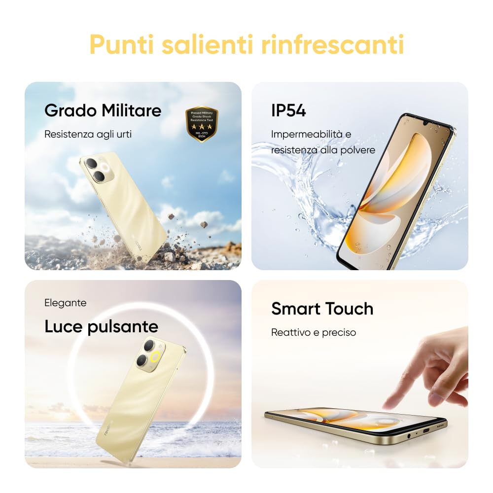 スマートフォン本体 Note 70T GOLD 4/64gb Amazon | realme Note 70T 4Gスマートフォン 4+64GB、6.75インチ画面