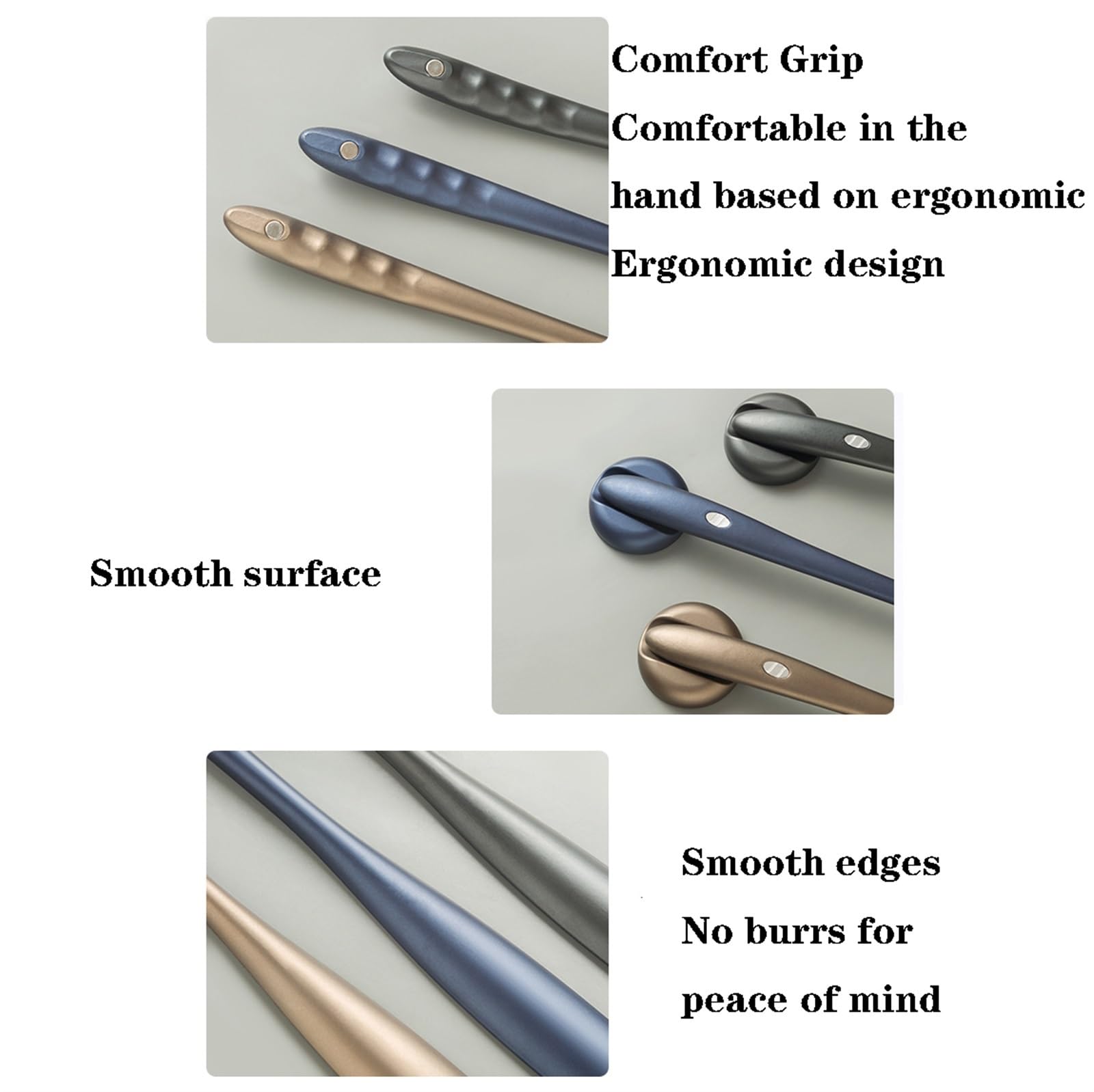Calzador de metal y madera de mango largo, Calzadores ligeros y fáciles de usar for personas mayores, hombres, mujeres o adultos.(Gold)