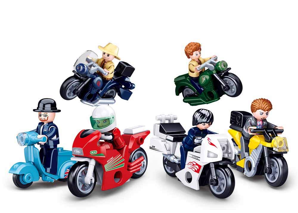 Sluban MOTORCYCLE - DISPLAY BOX (398pcs), Medium - Image 2