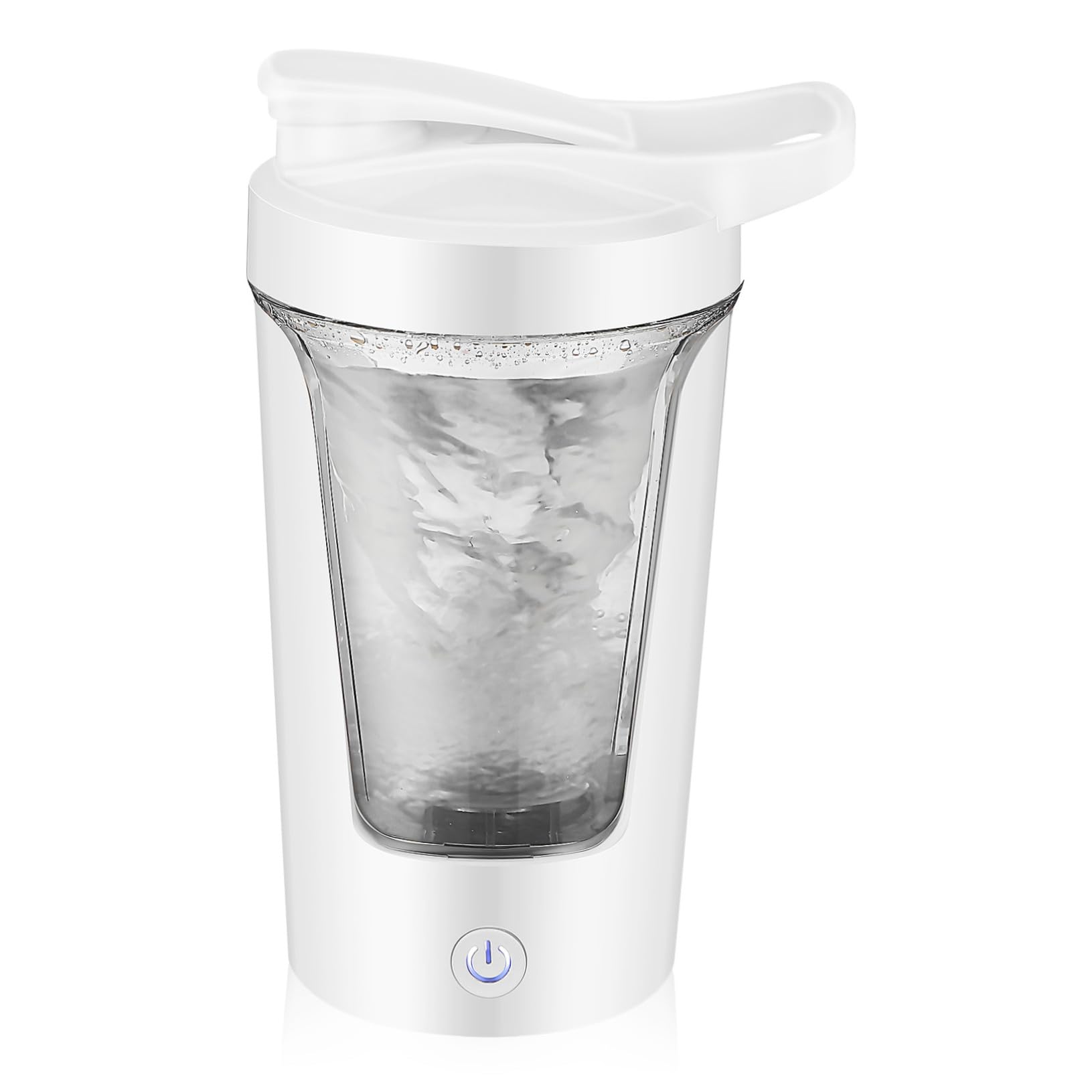 GARVALON Bouteille Shaker Automatique Rechargeable pour Café et Protéines Tasse Électrique Portable PP et Abs Mélangeur Rapide et Pratique pour Boissons Énergétiques