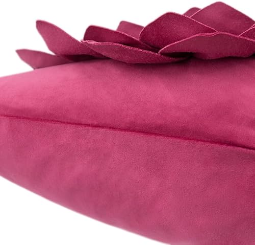 Miniatura 5 de OiseauVoler Fundas de almohada decorativas de flores 3D, fundas de almohada hechas a mano para sofá, cama, decoración de habitación del hogar, 18 x