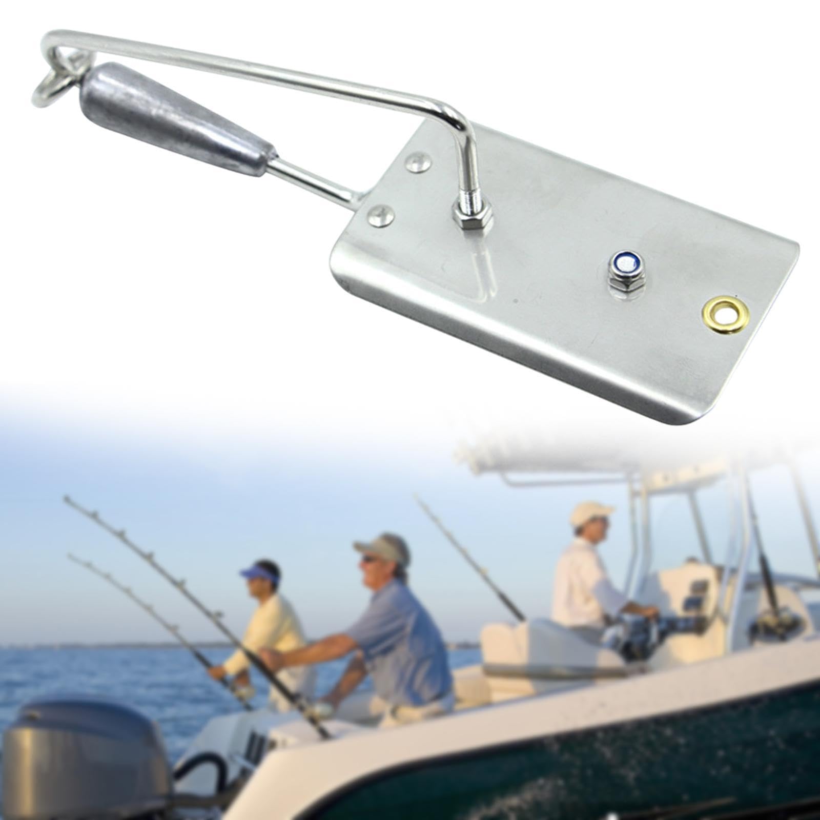 F Fityle Cepillo de pesca, cepillo de pesca al curricán, herramienta de pesca al aire libre, cepillo de profundizador profesional, pesas de pesca para rey, 13.1 Cm X 4.2 Cm 4.1