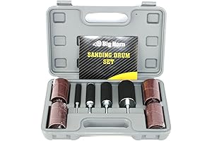 Big Horn 19521 Rubber Sanding Drum Kit: Precision Sanding and Refinishing at Your Fingertips