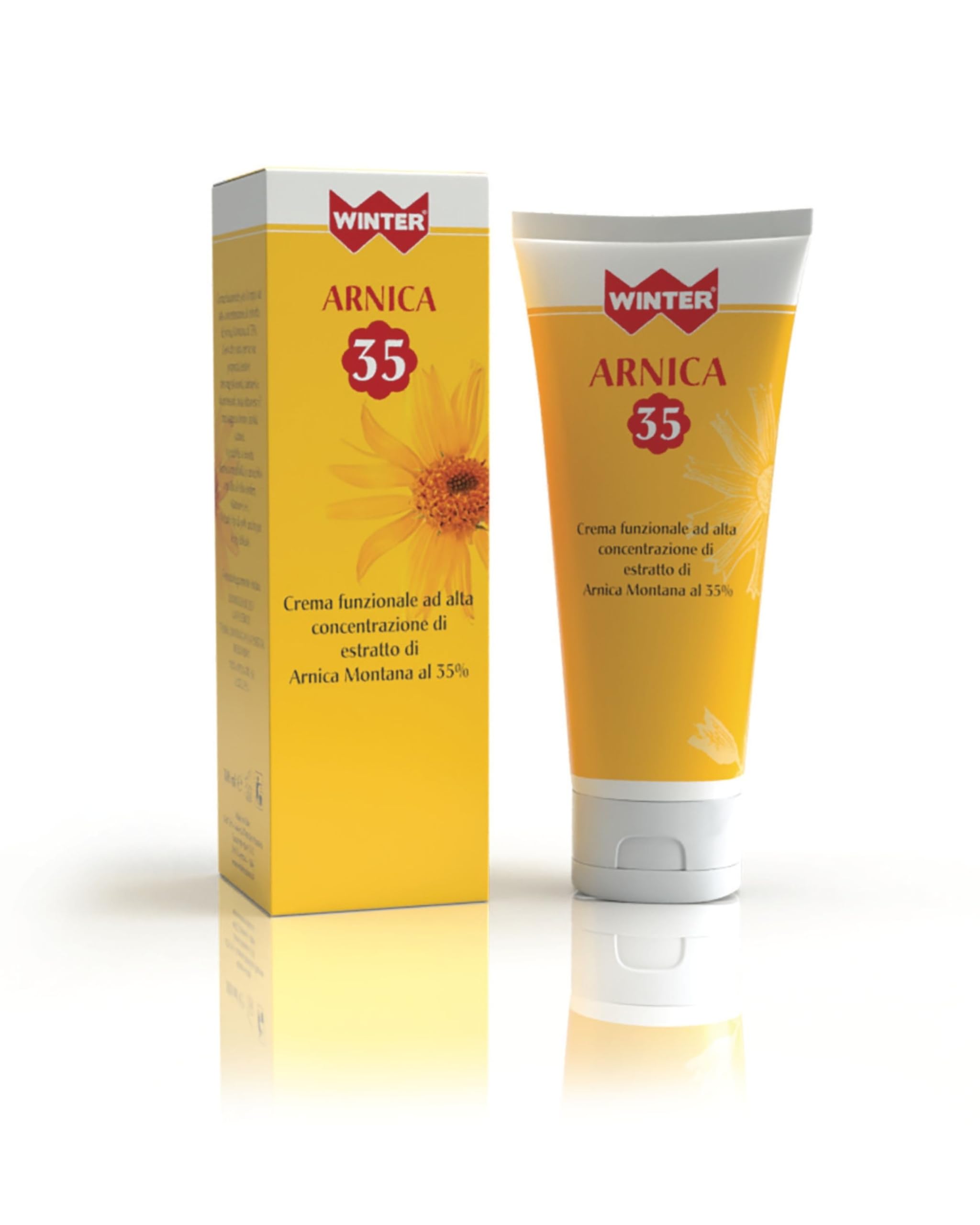 Winter Arnica 35 Cream tube and packaging