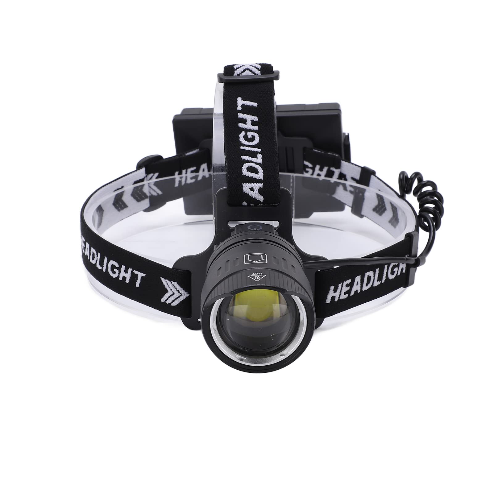 Outdoor-Scheinwerfer mit Bewegungssensor, wiederaufladbare USB-Taschenlampe mit starkem Lichtkopf für Wandern und Camping