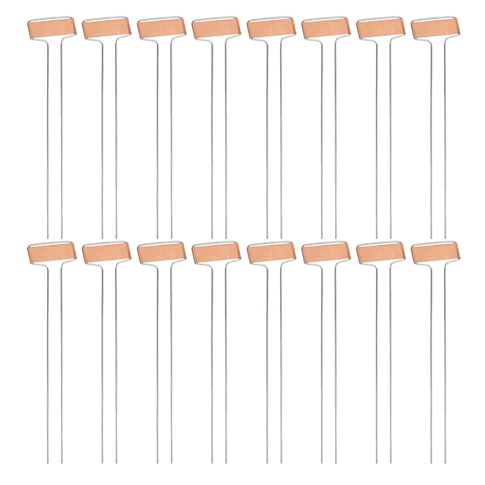 BESTonZON 25 Étiquettes En Cuivre Pour Plantes D'Extérieur Marqueurs De Plantes En Cuivre Piquets De Jardin À Fleurs En Métal Plaques
