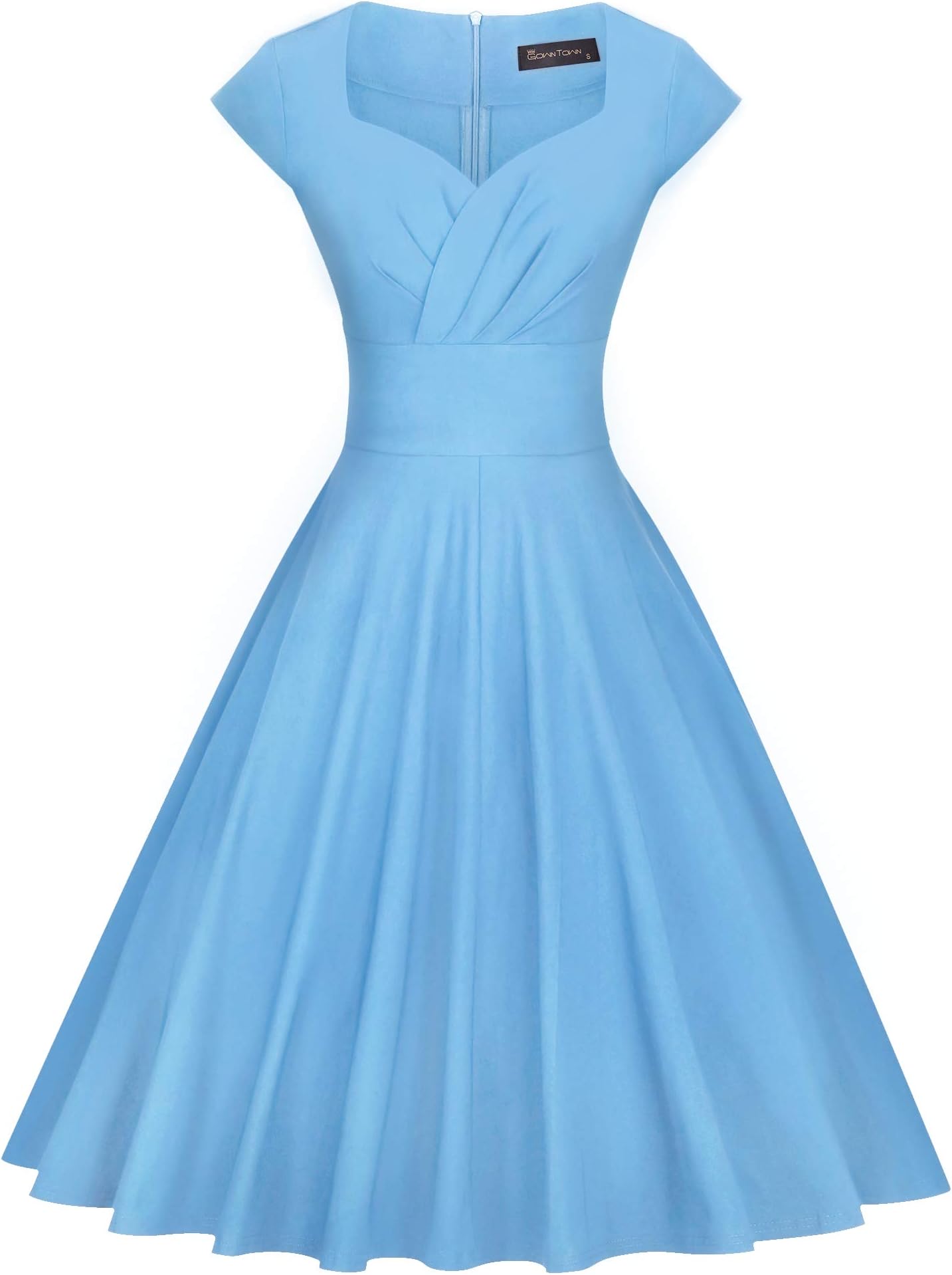 GownTownWomens Dresses Party Dresses 1950s Vintage Dresses Swing Stretchy Dresses