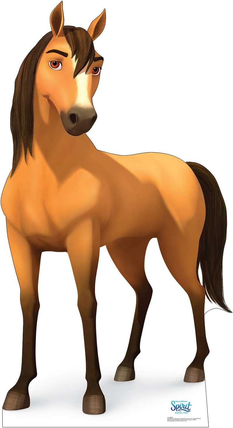 Cardboard People Spirit Life Size Cardboard Cutout Standup - DreamWorks Spirit Riding Free