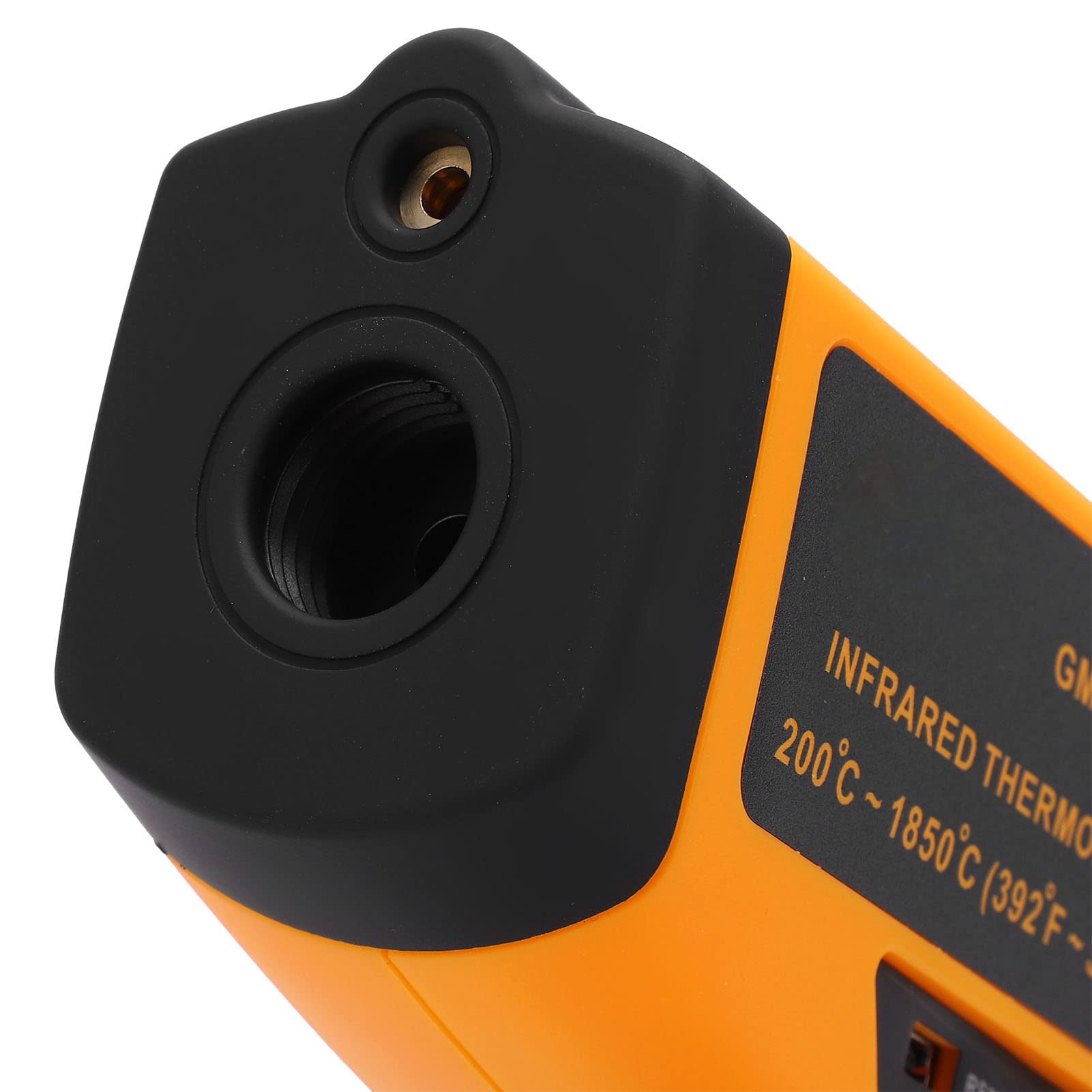 Termómetro Infrarrojo GM1850 ABS Medidor de Temperatura sin Contacto 392 a 3362F Pantalla LCD de Emisividad Ajustable para Técnicos de Inspección Al Aire Libre de Hornos Industriales