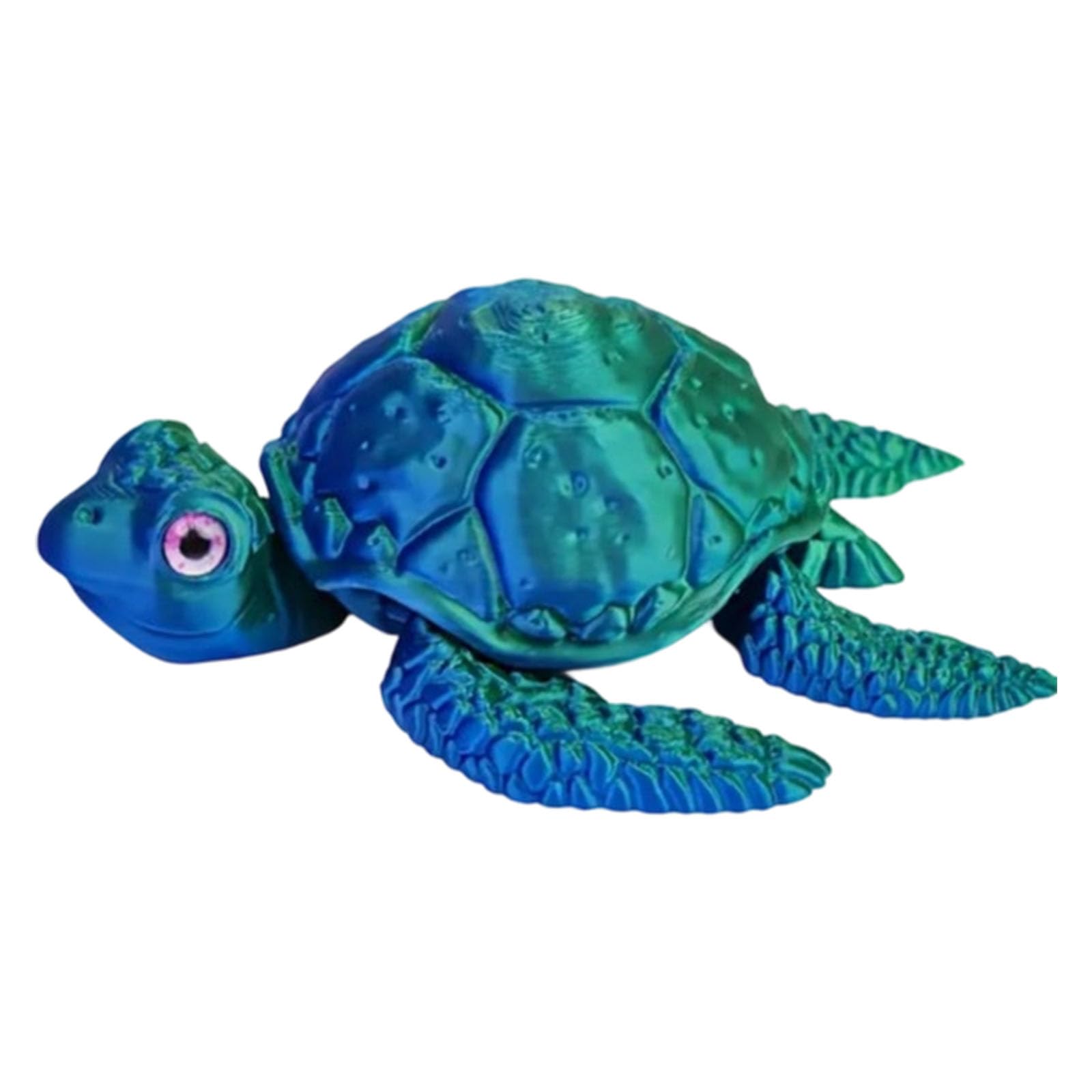 Hrtyvhin 3D Printed Sea Turtle, Flexible Joint Articulated Sea Turtle Fidgets Toy Realistic Turtles Statue Ornament Home Decors Flexible Joint Articulated Fidgets Toy
