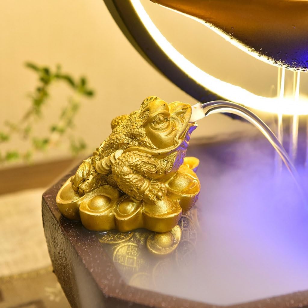 Indoor Fountain Chinese-Style Water Circulation Tabletop Decorations Store Opening Tabletop Decorations Club Front Desk Fountain Tabletop Fountain