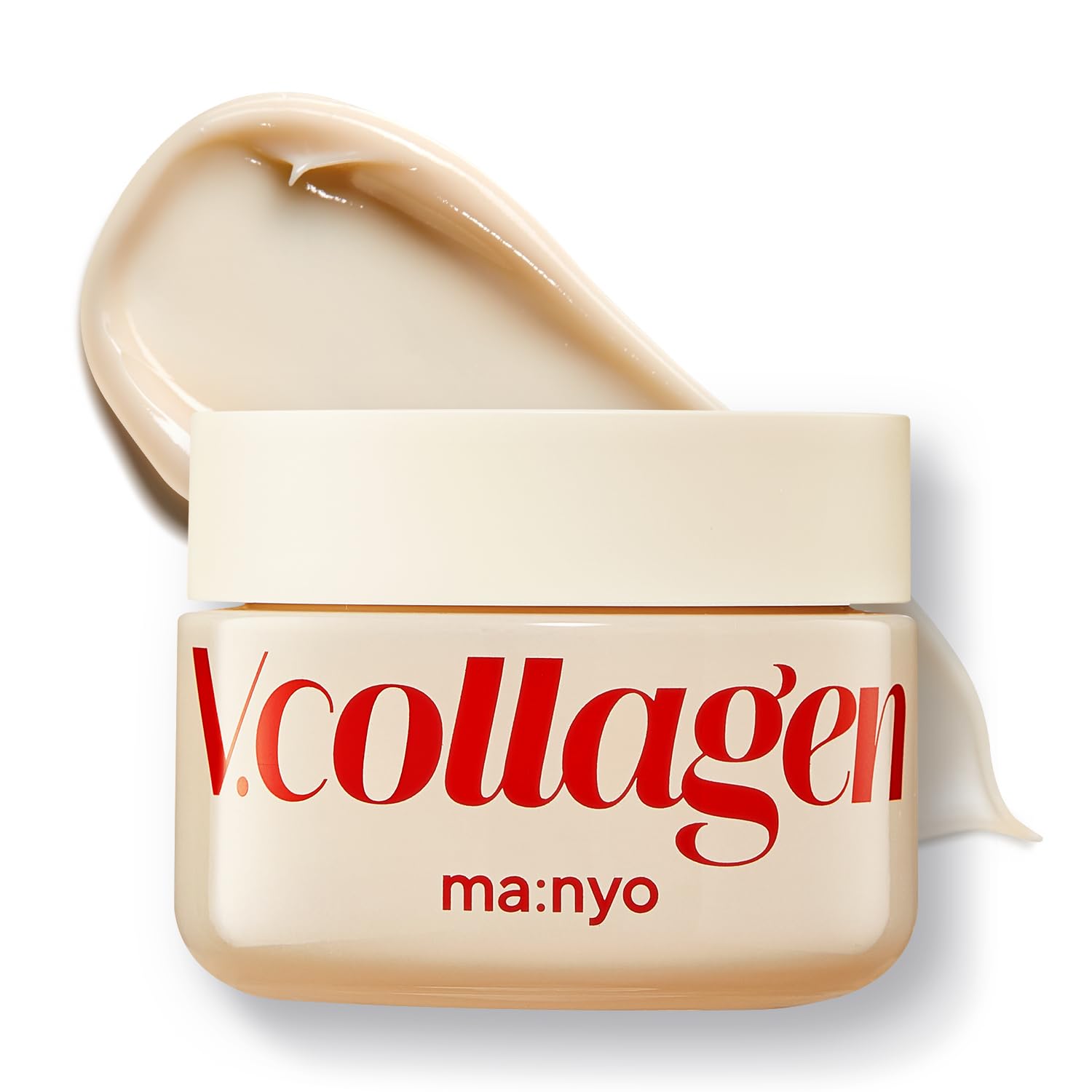 ma:nyo V.collagen Heart Fit Cream (50ml/1.69fl oz) – Vegan, Reduce wrinkles, Face Lift effect