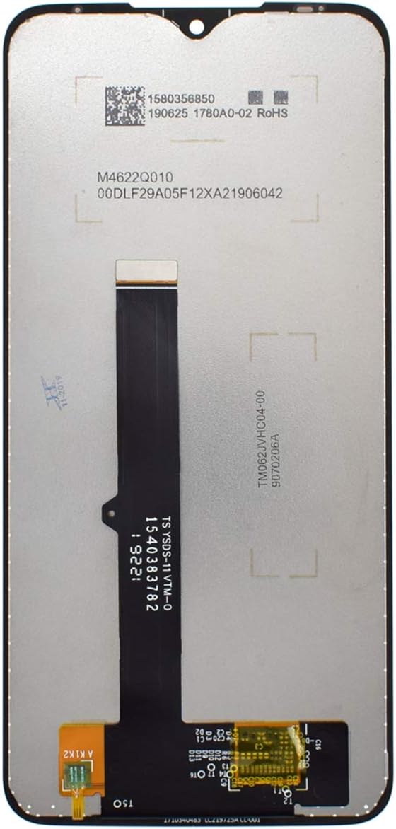 XT2016 LCD Display Touch Digitizer Glass Screen Assembly Replacement for Motorola One Macro Black(No Frame)