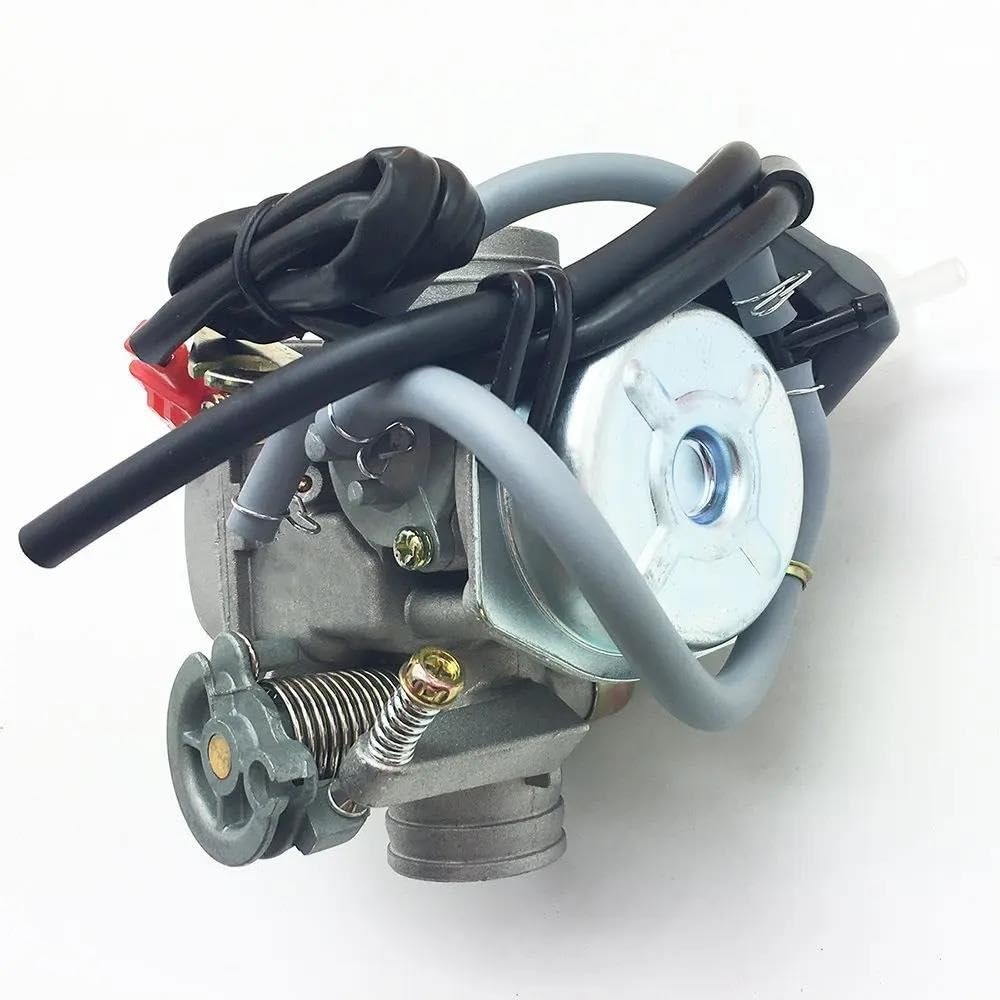 Carburatore per 125cc per Sym Symply Jet 4 Euro MX SR ST VS Symphony Fiddle II 2 III 3 Shark Joyride allo Orbit Crox 125 Carb(Argento)